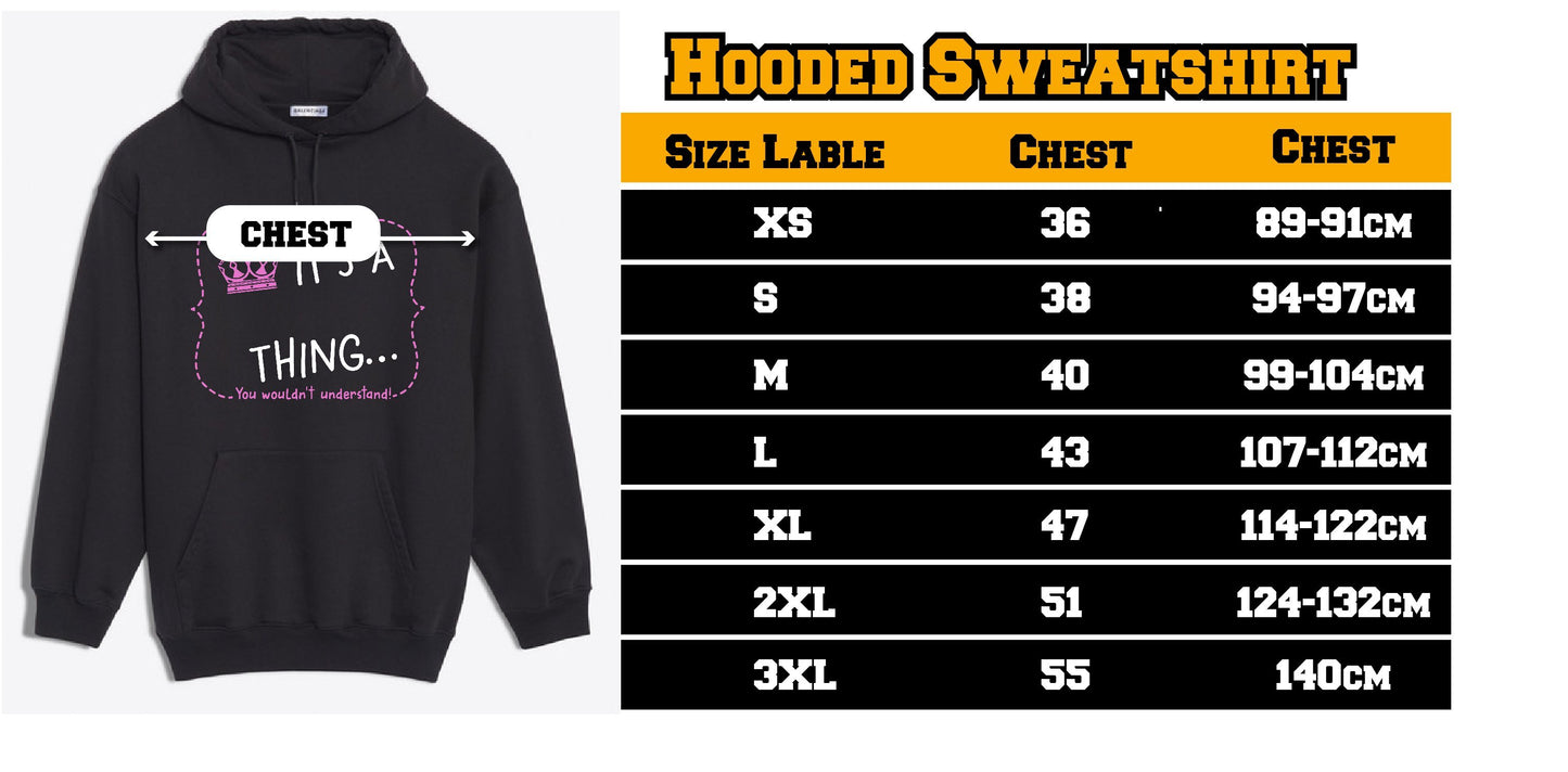 It's A Thing Hooded Sweatshirt Crown harmoninie