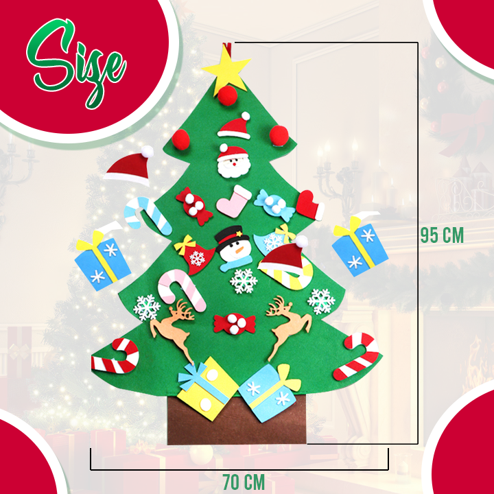 D.I.Y. Felt Christmas Tree Deco