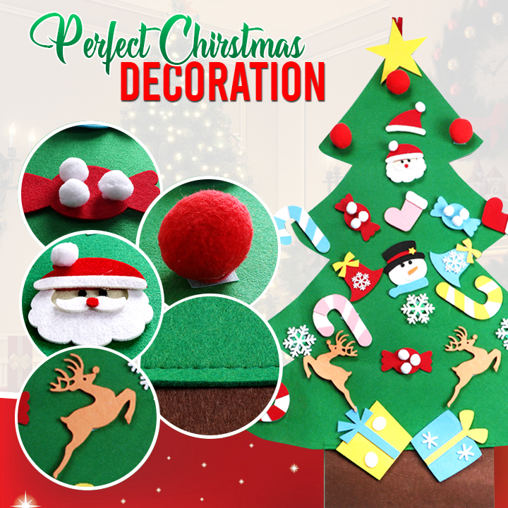 D.I.Y. Felt Christmas Tree Deco