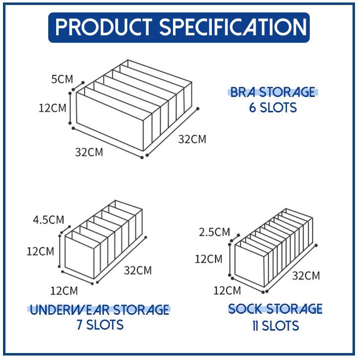 MeshGrid™ Underwear Storage Organizer