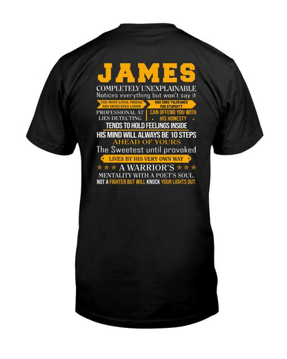 James - Completely Unexplainable Classic T-Shirt harmoninie Classic T-Shirt Black S